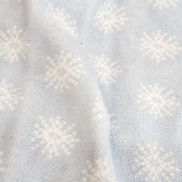 Croft and Barrow Intimates Long Sleeve Fleece Nightgown w/ Snowflake Pattern Lg - Picture 6 of 6